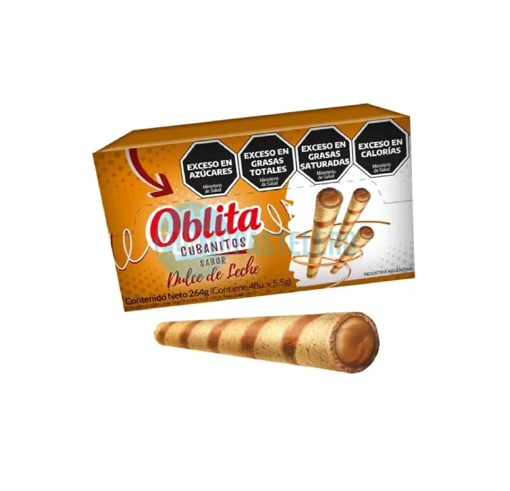[7793123000394] CUBANITO DULCE DE LECHE OBLITA (CAJA X 48 U.)