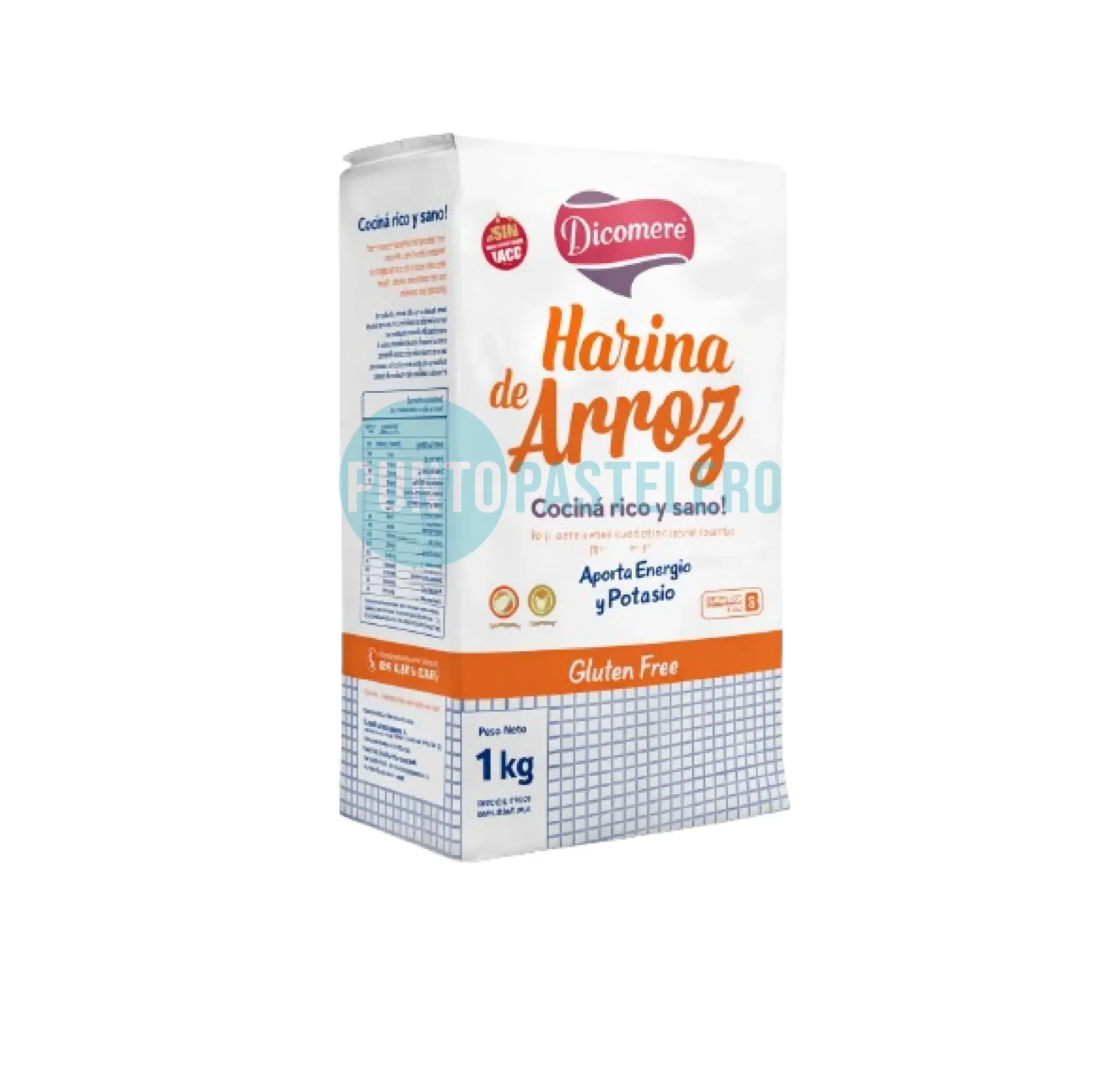 HARINA DE ARROZ DICOMERE (X 1 KG.) (SIN TACC)