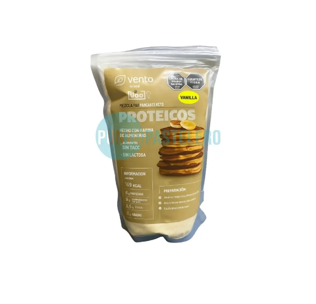 PREMEZCLA KETO VENTO FIT VAINILLA (X 450 GR.) (SIN TACC) (SIN AZUCAR)