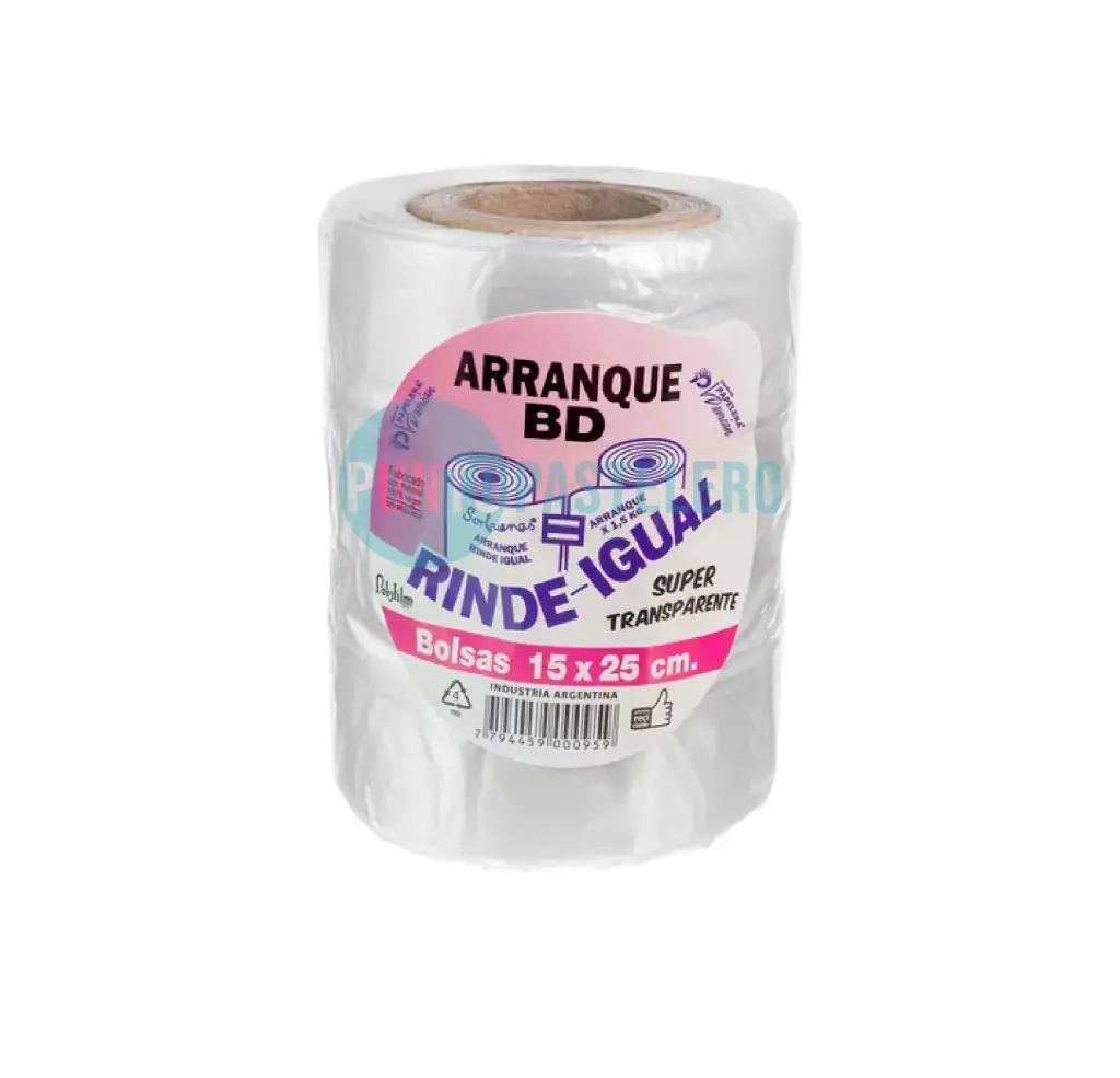 [7794459000942] BOLSA ARRANQUE CRISTAL RINDE IGUAL (15X20 CM)