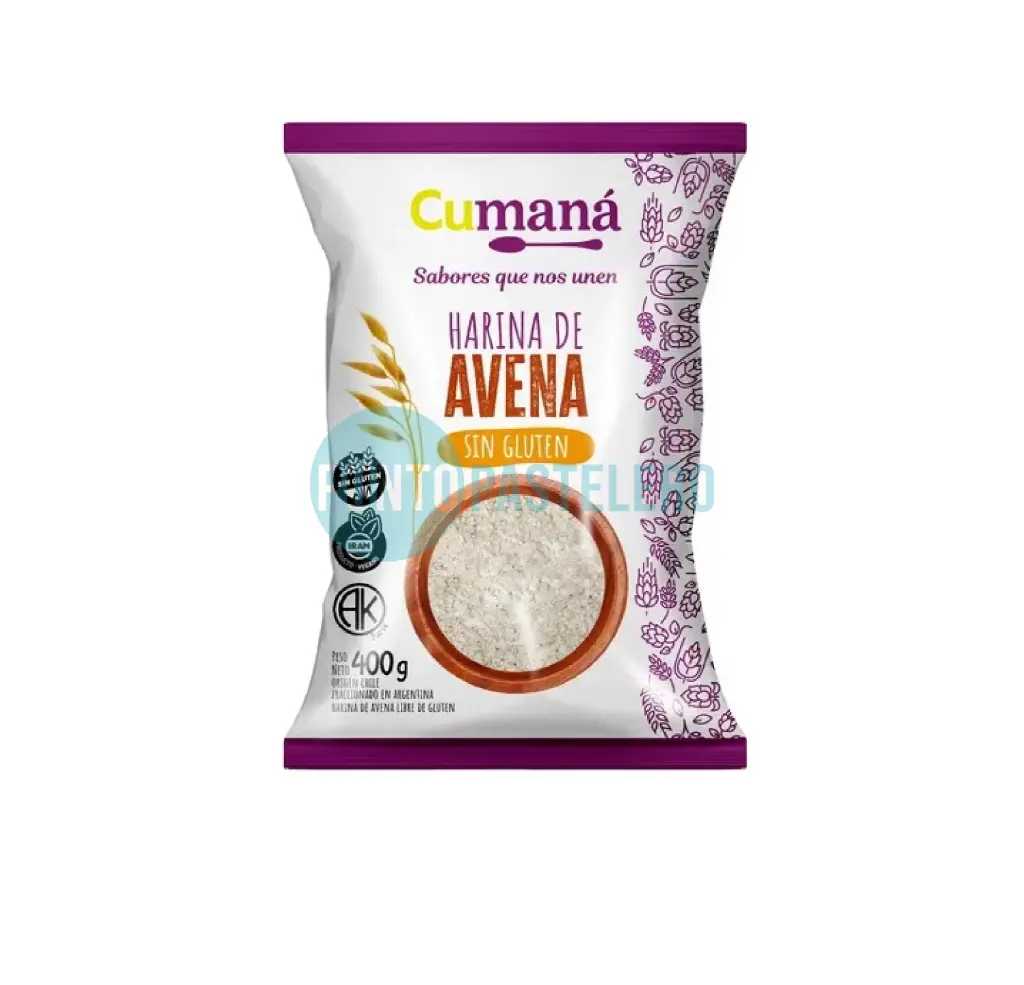 HARINA DE AVENA CUMANA (X 400 GR.) (SIN TACC)