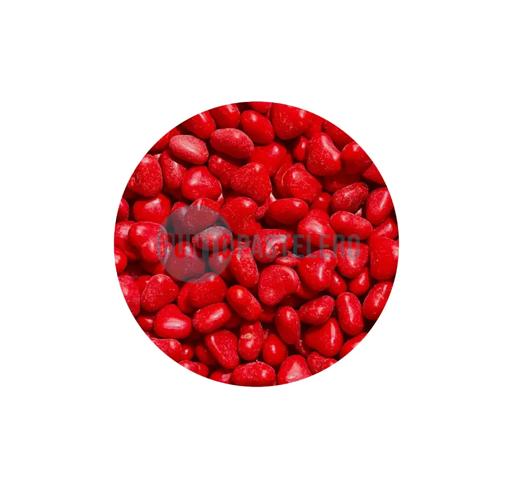 [7795522405565] LENTEJAS DE CHOCOLATE CORAZONCITO ROJO (X 500 GR.)