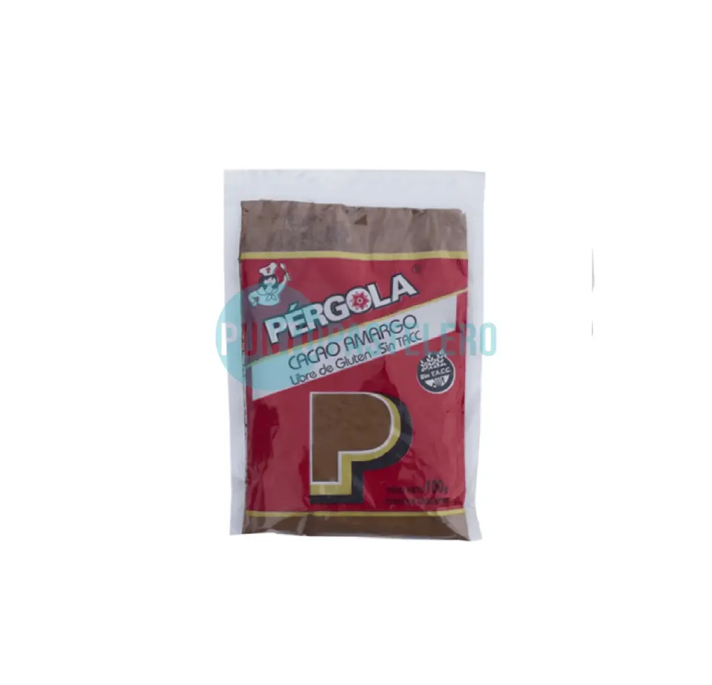 [7797234000724] CACAO AMARGO PERGOLA (X 100 GR.) (SIN TACC)