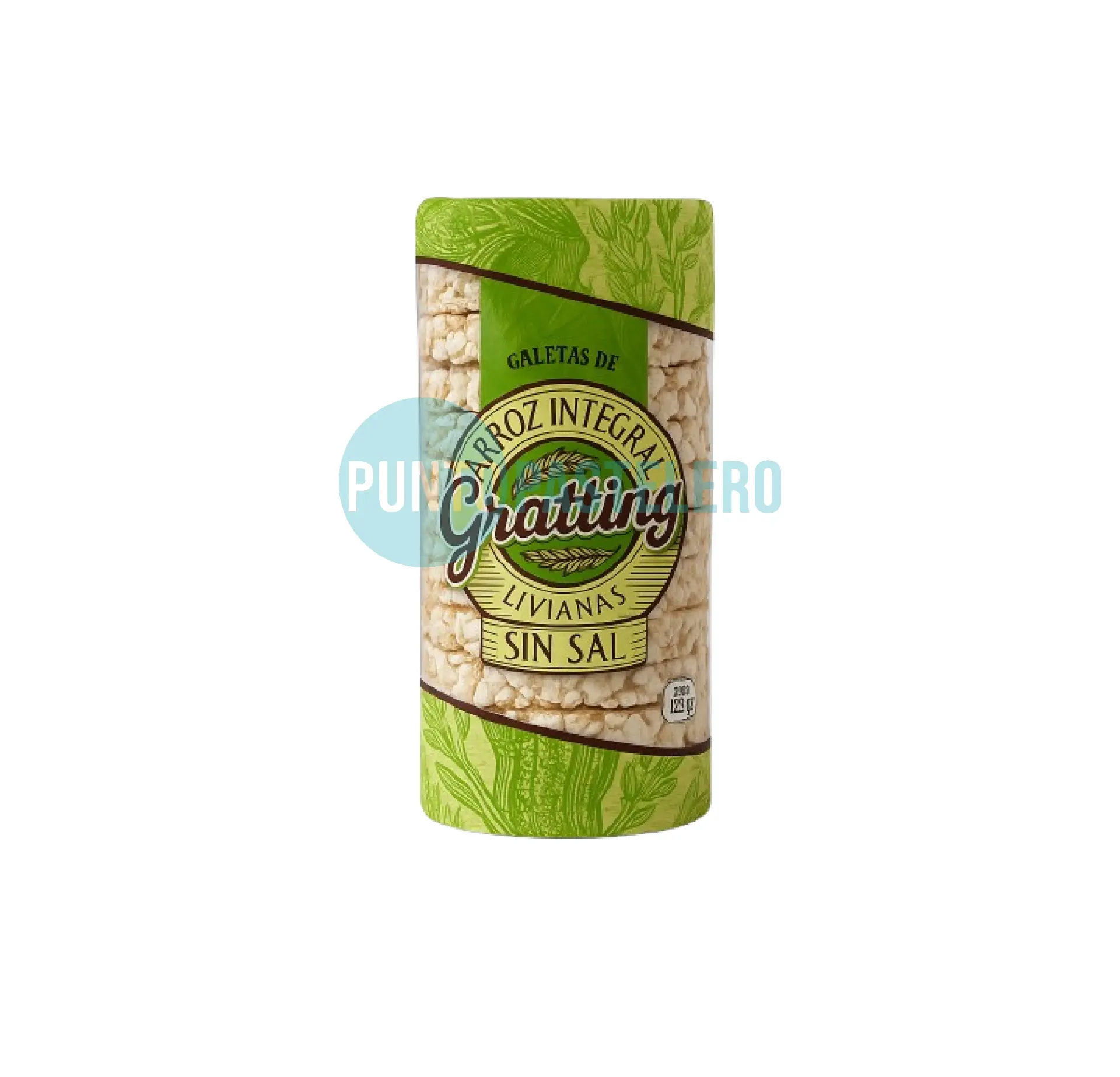 GALLETAS DE ARROZ INTEGRAL SIN SAL GREATING (X 100 GR.) (SIN TACC)