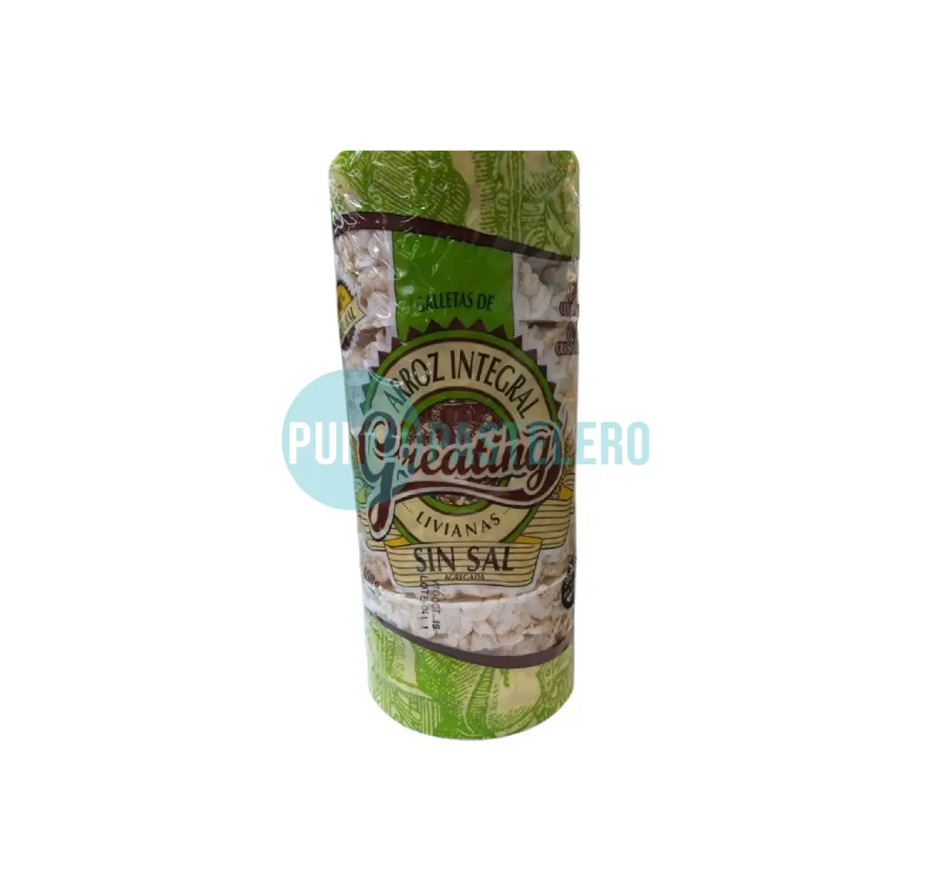 [7797457010210] GALLETAS DE ARROZ INTEGRAL SIN SAL GREATING (X 100 GR.) (SIN TACC)