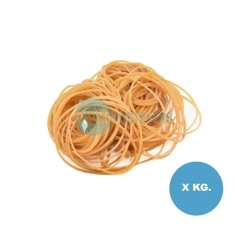 BANDAS ELASTICAS 80 MM PIZZA (X KG.)