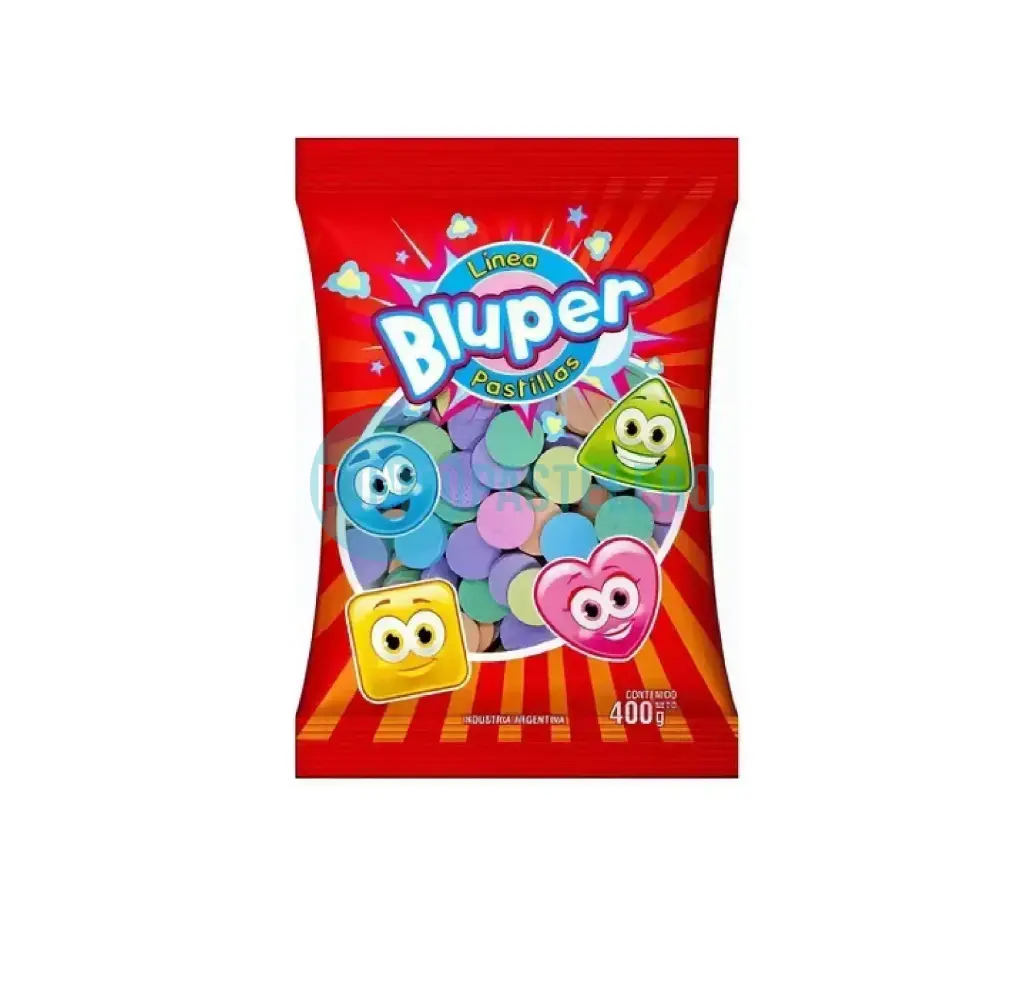 [7794595301910] PASTILLAS BLUPER BOTONCITOS (X 400 GR.)