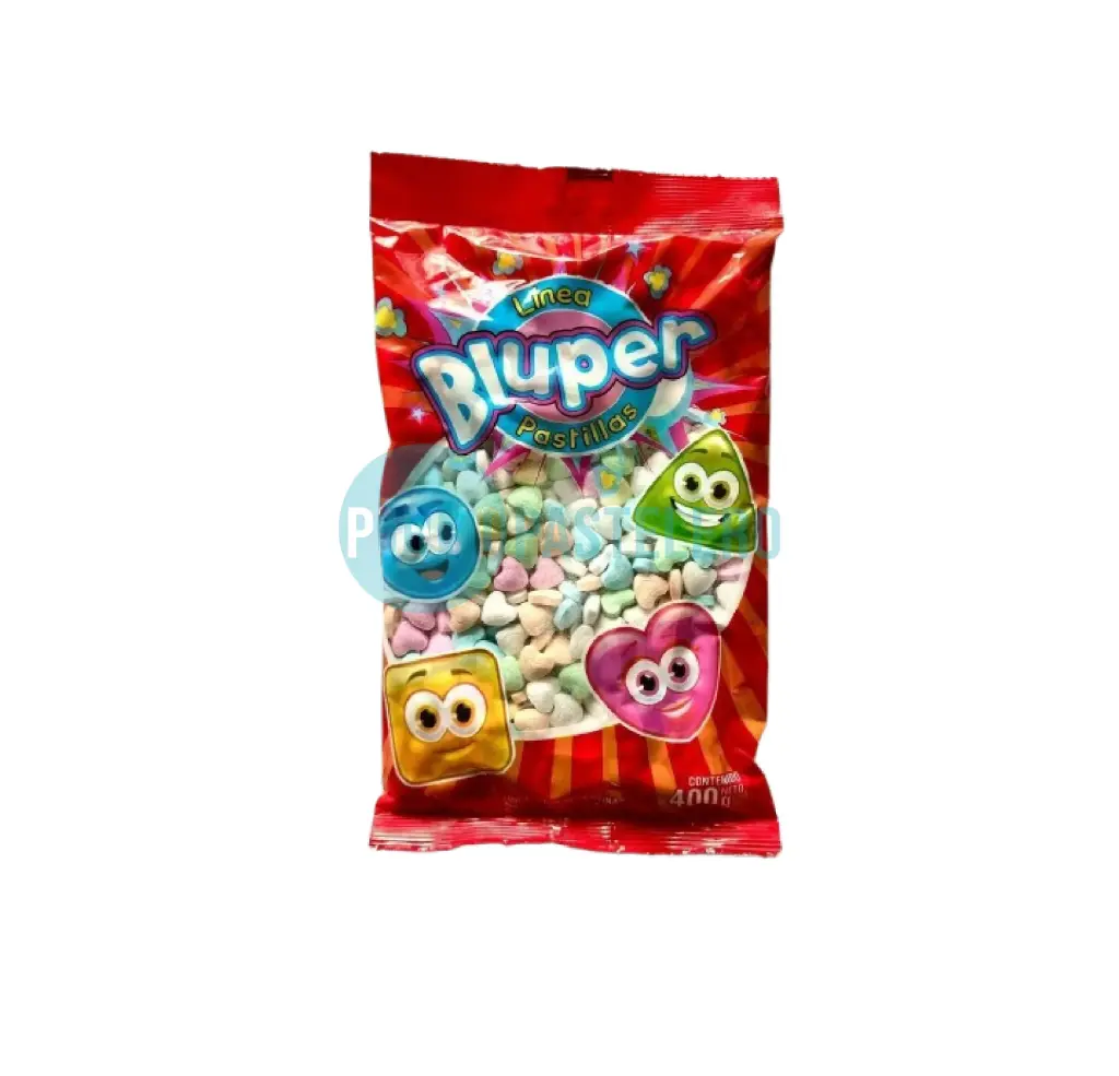 PASTILLAS BLUPER CORAZONES (X 400 GR.)