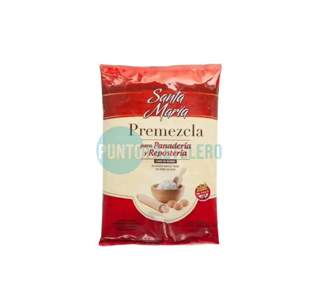 PREMEZCLA ROJA PARA REPOSTERIA SANTA MARIA (X 1 KG.) (SIN TACC)