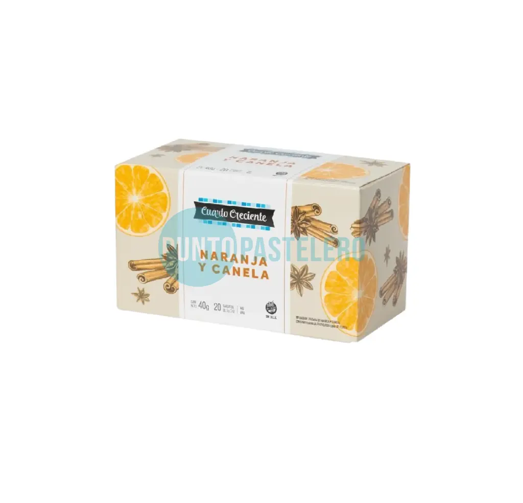 INFUSION CUARTO CRECIENTE NARANJA CANELA (20 SAQUITOS)
