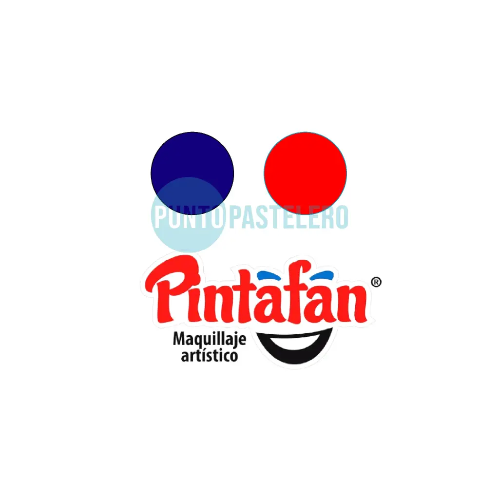 MAQUILLAJE ACUARELABLE SET X 2 (AZUL-ROJO) (4 GR.)