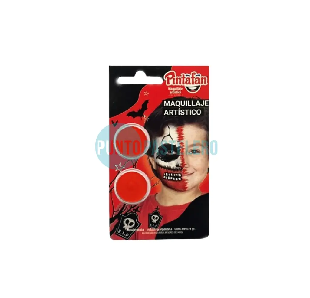 MAQUILLAJE ACUARELABLE SET X 2 (ROJO-ROJO) (4 GR.)