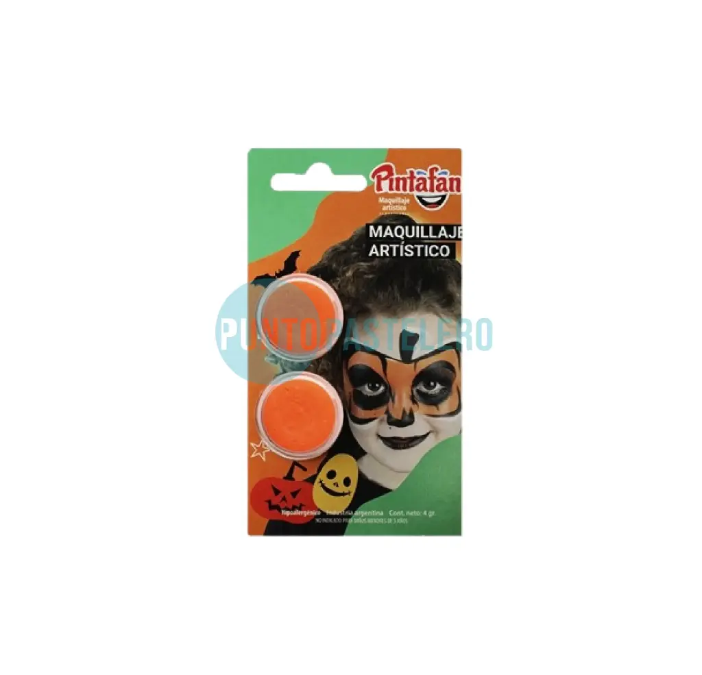 MAQUILLAJE ACUARELABLE SET X 2 (NARANJA-NARANJA) (4 GR.)