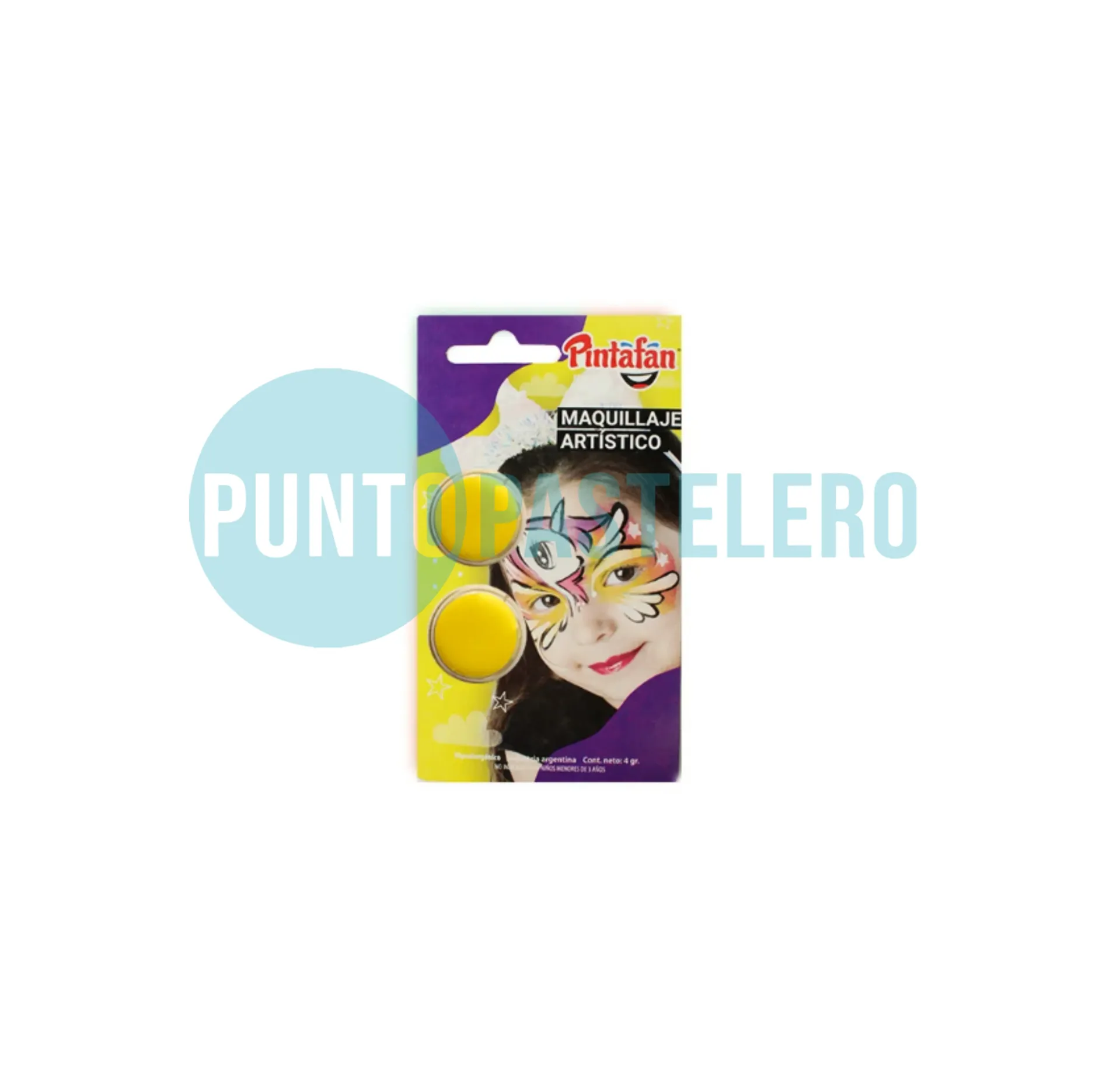 MAQUILLAJE ACUARELABLE SET X 2 (AMARILLO-AMARILLO) (4 GR.)