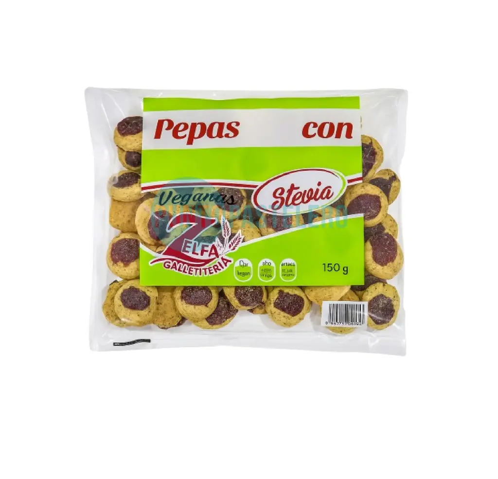 PEPAS VEGANAS ZELFA DE ARANDANOS CON STEVIA (X KG.)