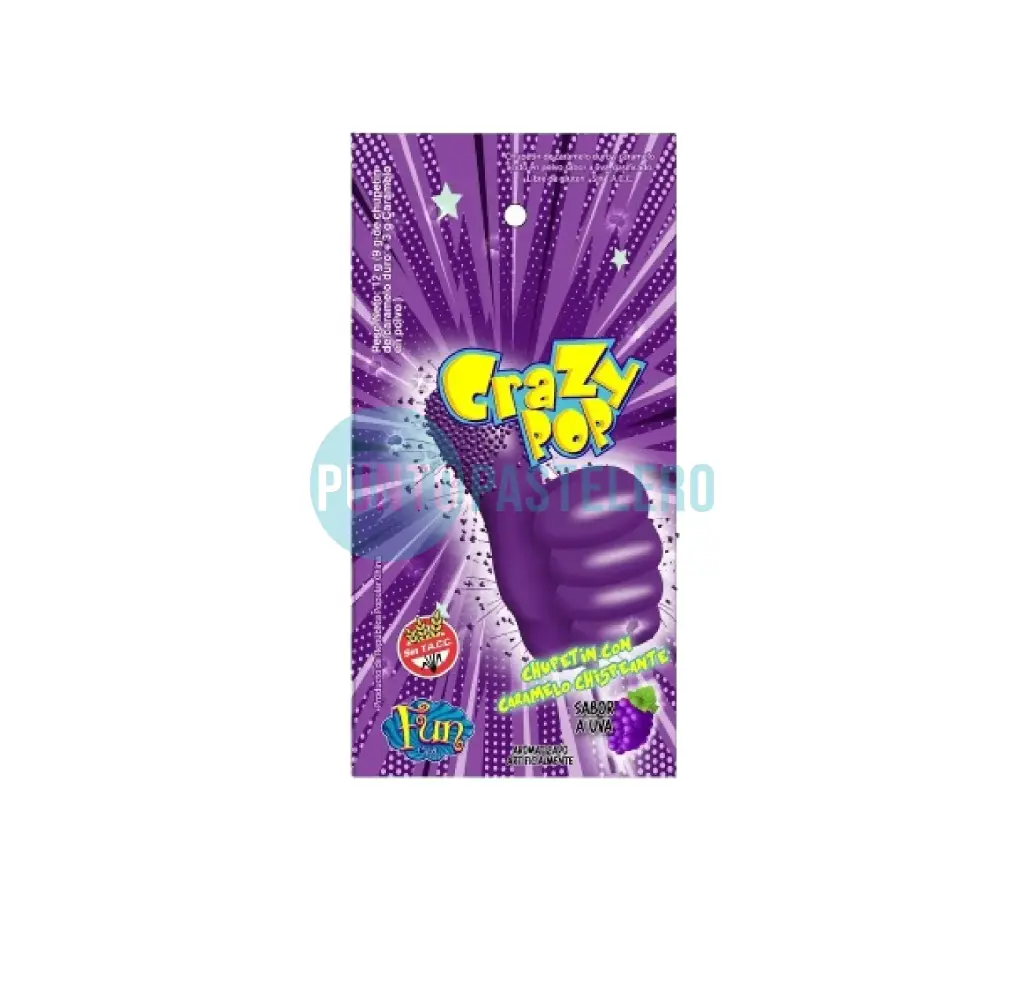 [7798130951776] CHUPETIN CRAZY POP UVA (X 12 GR.)