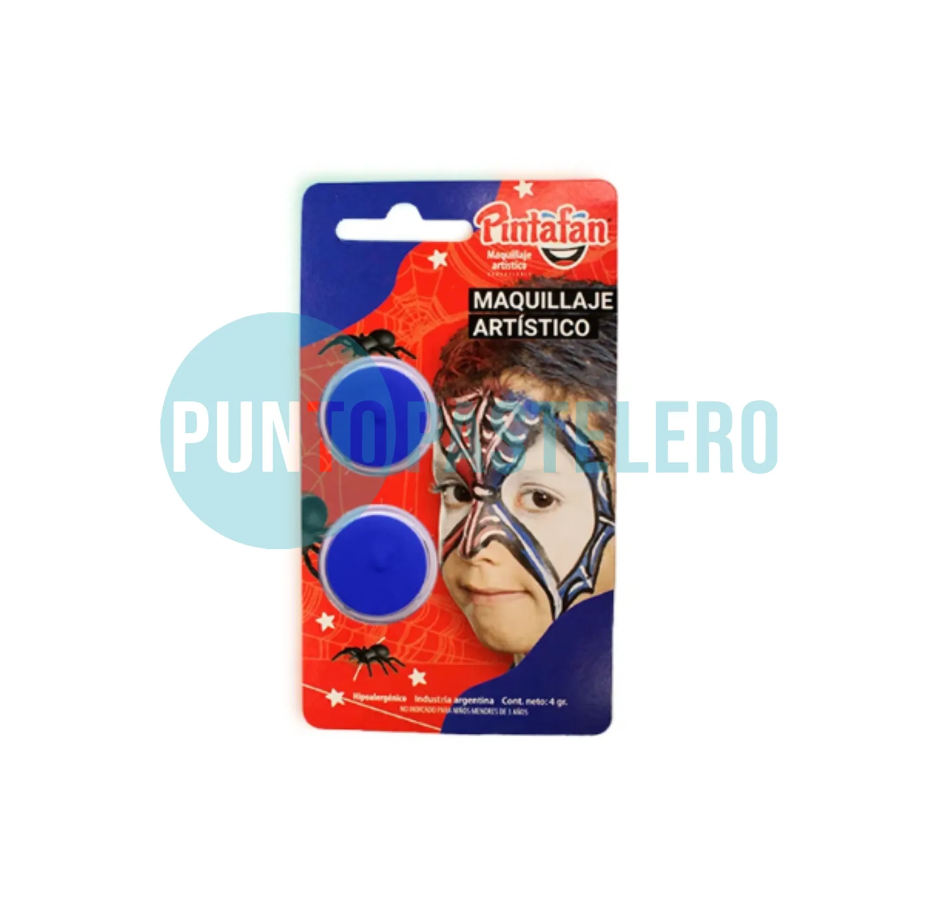 [7798134930036] MAQUILLAJE ACUARELABLE SET X 2 (AZUL-AZUL) (4 GR.)