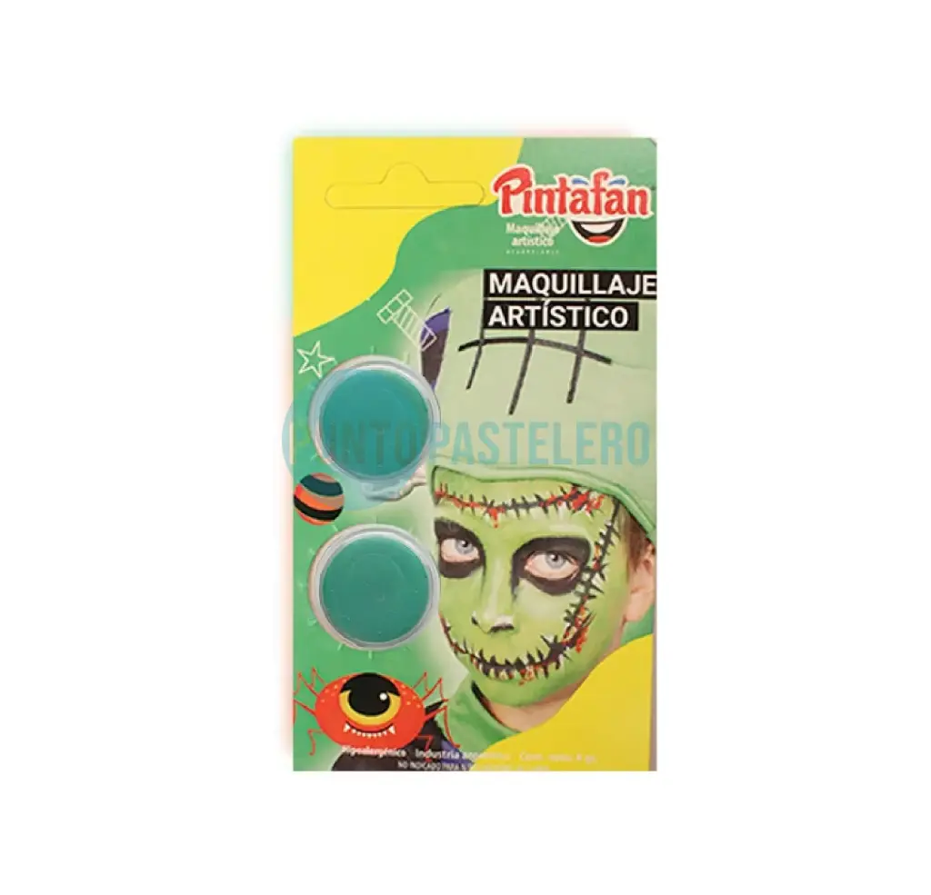 MAQUILLAJE ACUARELABLE SET X 2 (VERDE OSCURO-VERDE OSCURO) (4 GR.)