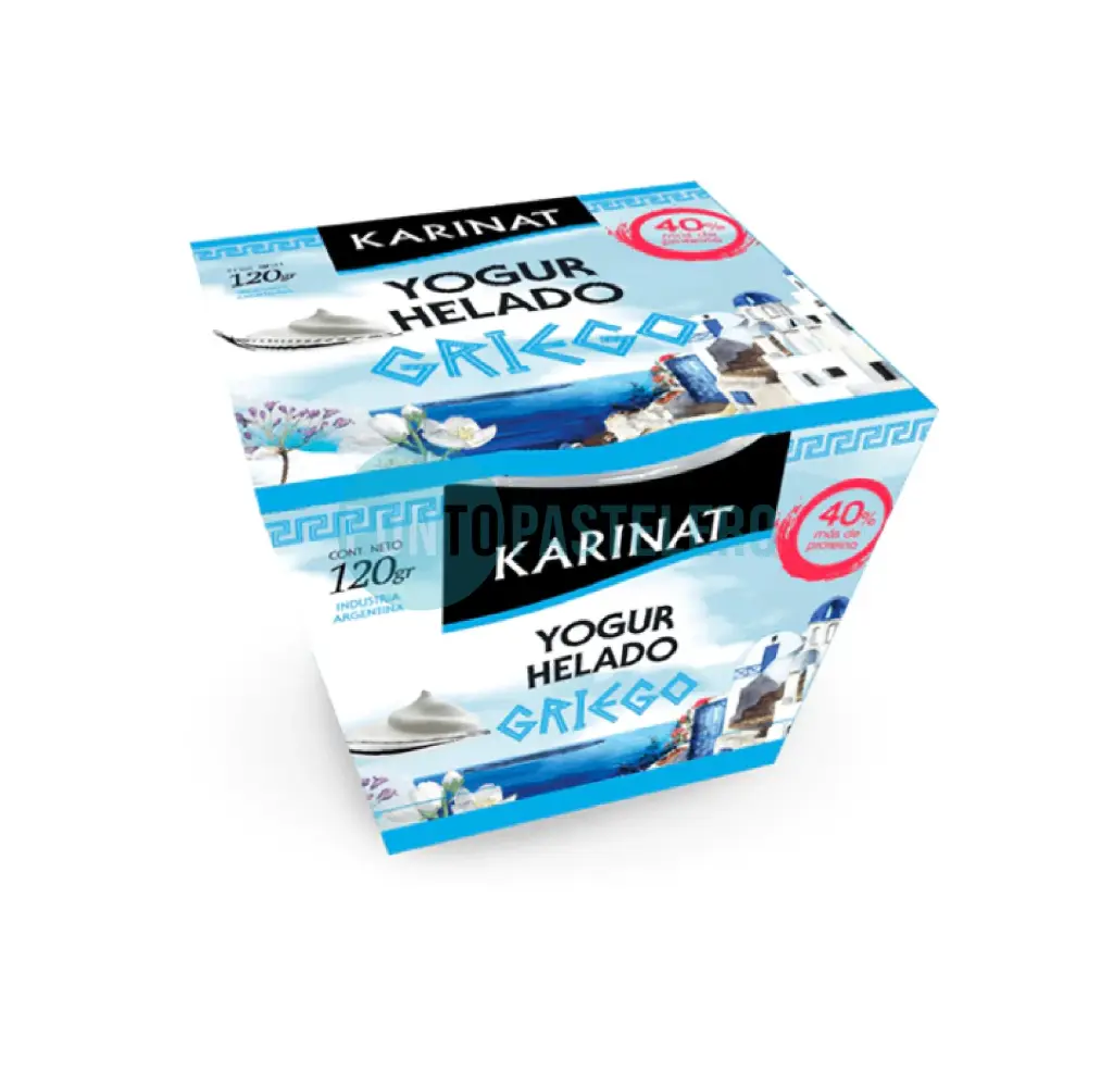 YOGURT GRIEGO HELADO KARINAT (X 120 GR.) (SIN TACC)