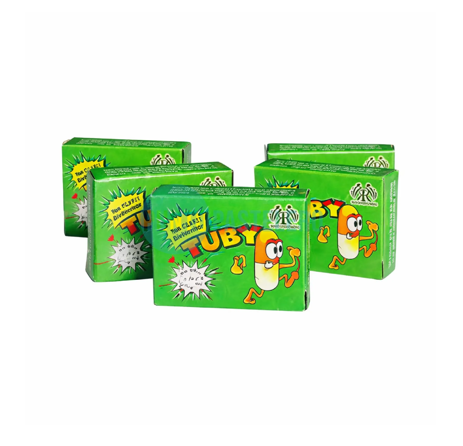[7799088046576] ESTALLOS TUBY (X 10 U.) (VERDE) (PARTY STORE)
