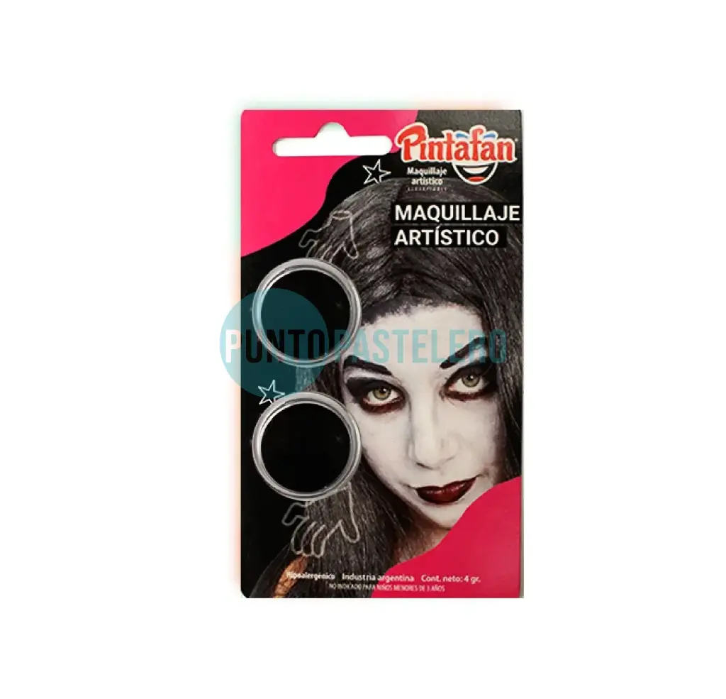 MAQUILLAJE ACUARELABLE SET X 2 (NEGRO-NEGRO) (4 GR.)