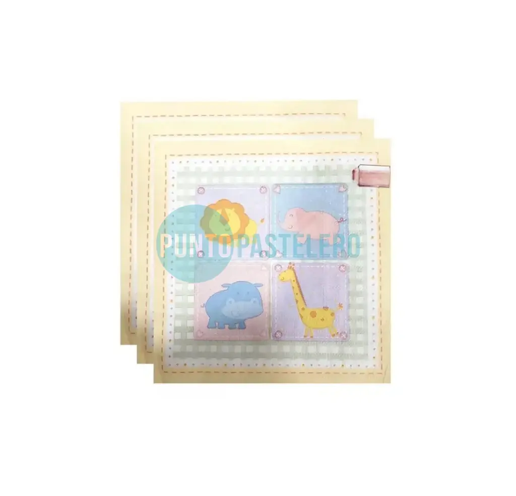 SERVILLETA ANIMALITOS TISSUE (33CM X 33CM) (X 20 U.)