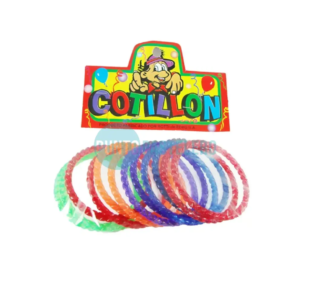 MINIATURA PULSERA TRENZADA BRILLO ROTTI (X 12 U.)