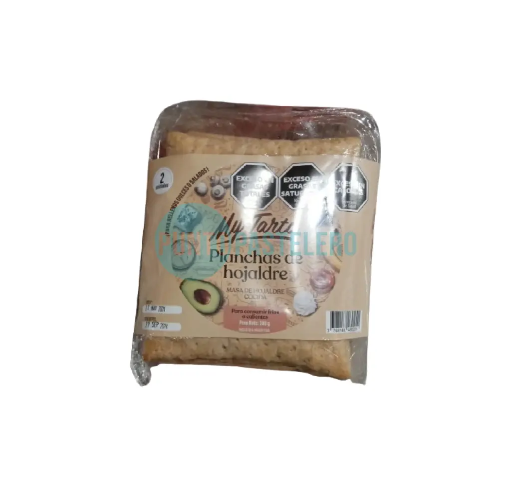 PLANCHAS DE HOJALDRE MYTARTA (19X13 CM.)