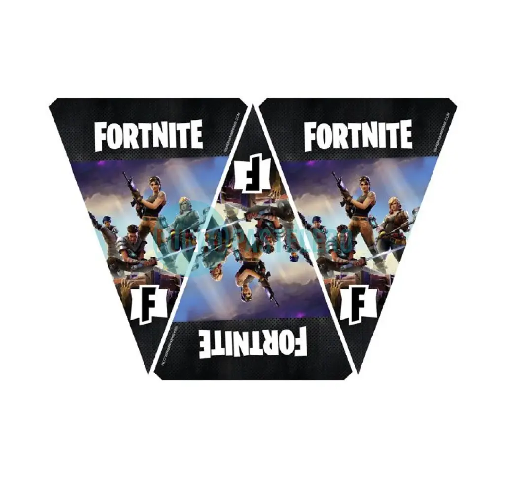 BANDERIN CUMPLEAÑOS FORTNITE