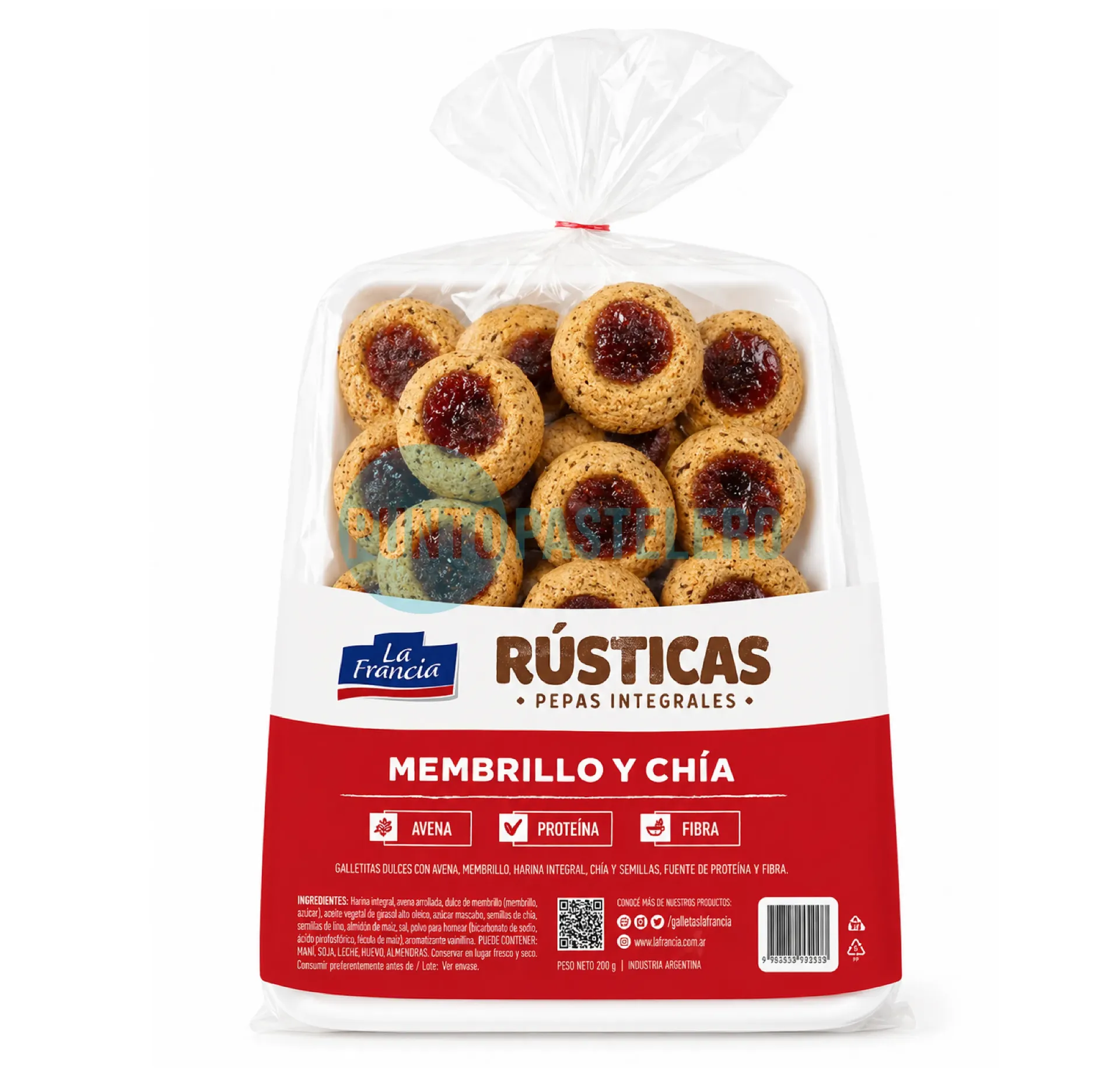 [7798159052485] PEPAS RUSTICA INTEGRAL MEMBRILLO LA FRANCIA (X KG.)