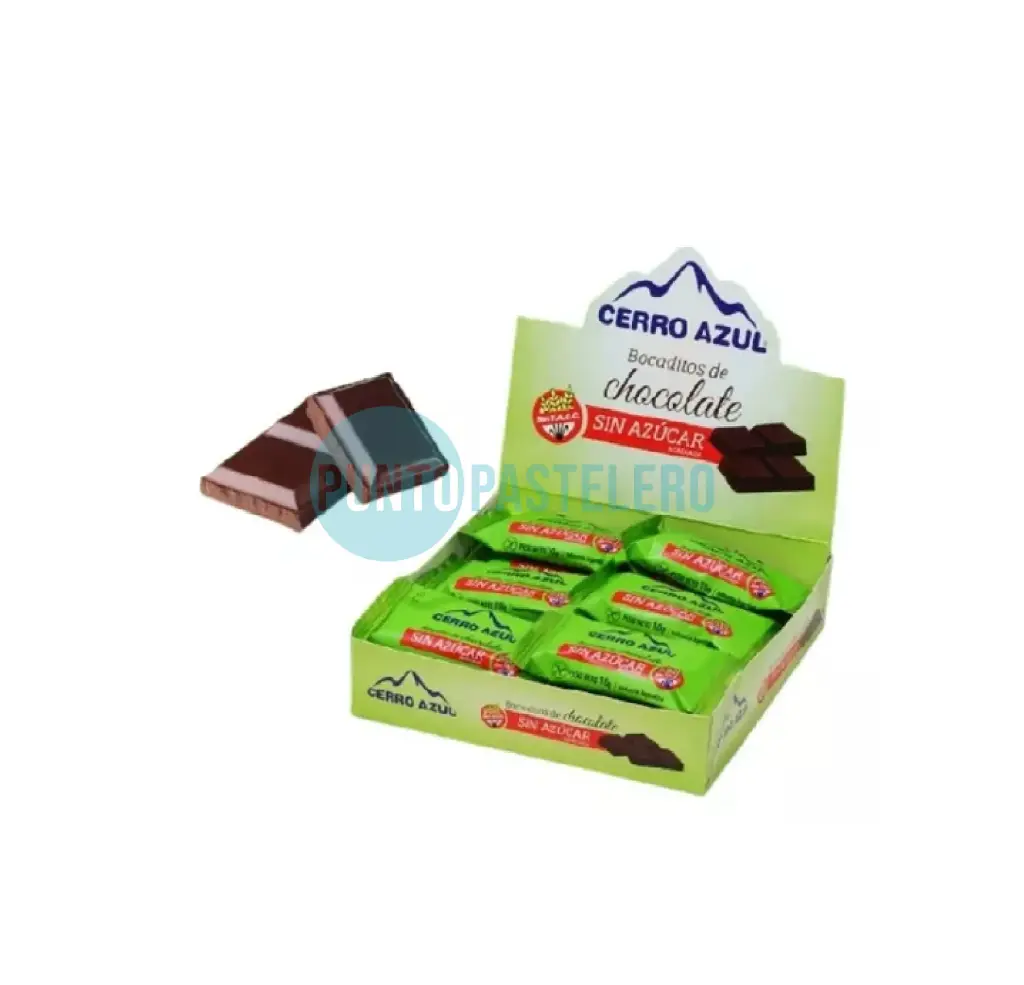 [7798161300925] BOCADITOS DE CHOCOLATE CERRO AZUL (SIN TACC) (SIN AZUCAR)