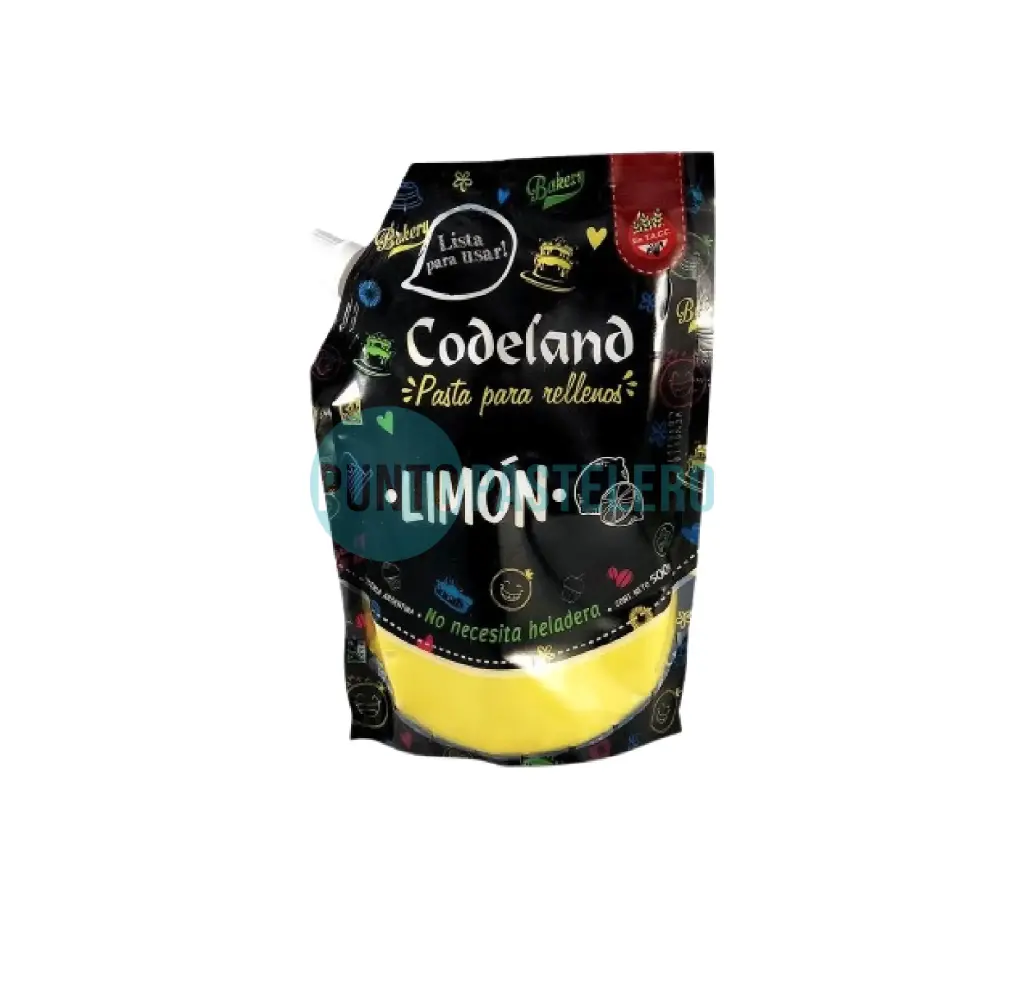 [7798167510175] PASTA PARA RELLENO CODELAND LIMON (X 500 GR.)