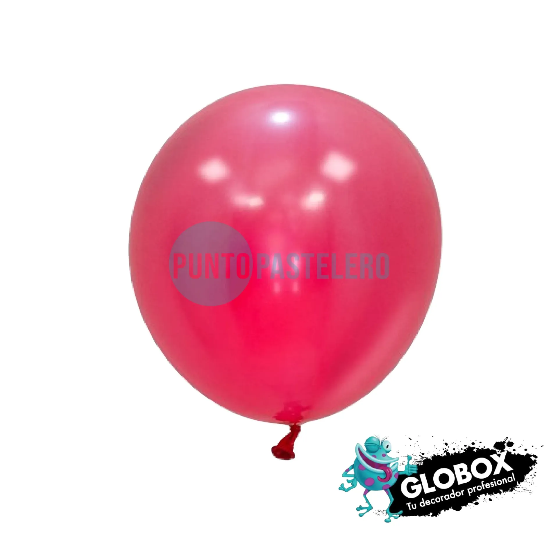 PACK GLOBO GLOBOX 5" ROJO (X 50 U.)