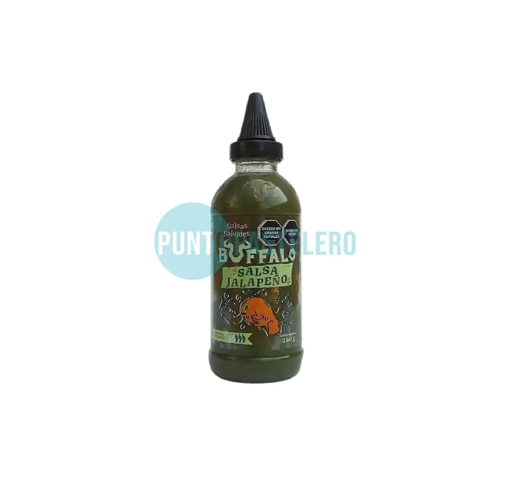 [7798224211557] SALSA JALAPEÑO VERDE BUFFALO (X 260 GR.)