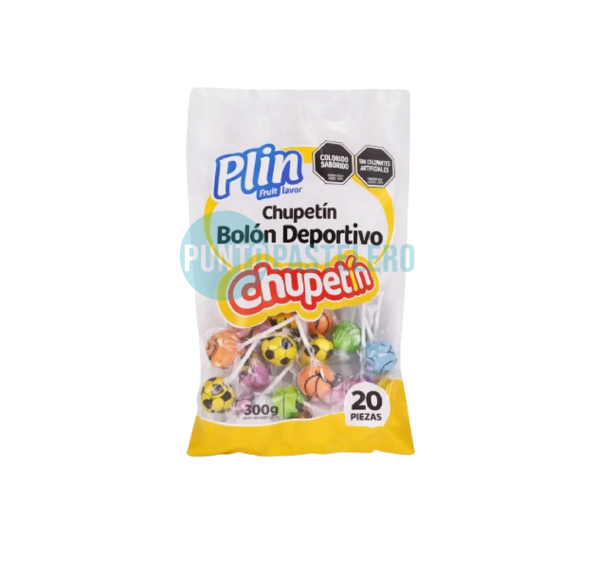 CHUPETIN BOLON DEPORTIVO PLIN PLAN PLUN (20 U.)