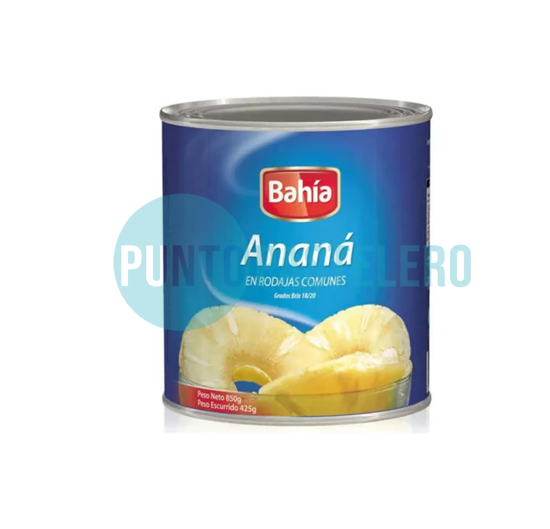 ANANA AL NATURAL EN RODAJAS BAHIA (X 830 GR.)