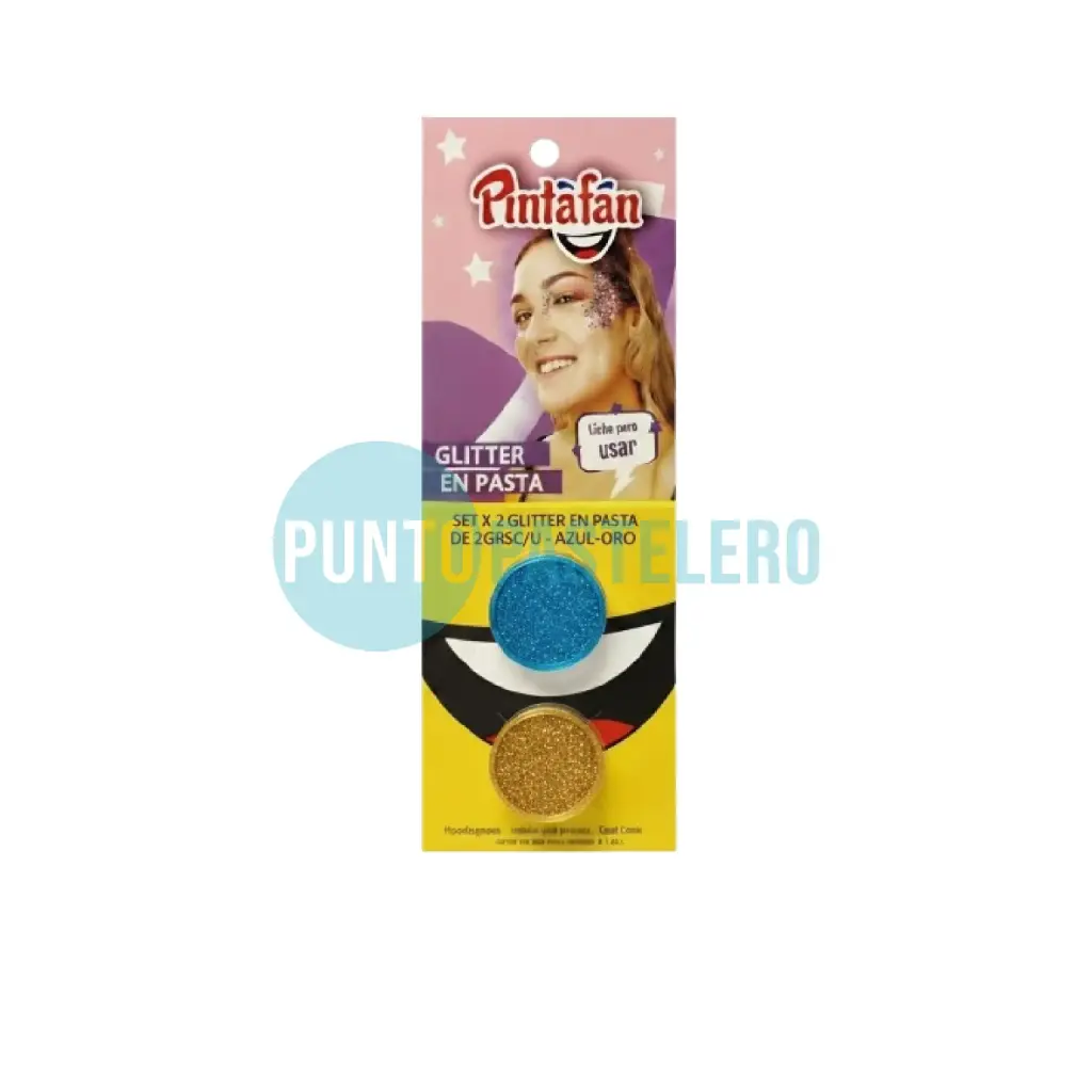 SET X 2 GLITTER EN PASTA DE 2GRSC/U - AZUL-ORO