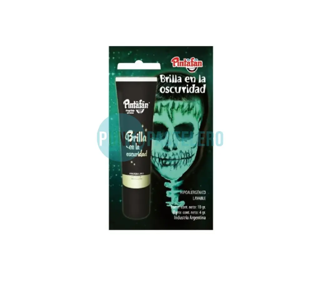 [7798273819377] MAQUILLAJE BRILLA EN LA OSCURIDAD (PINTAFAN) (X 10 GR.)