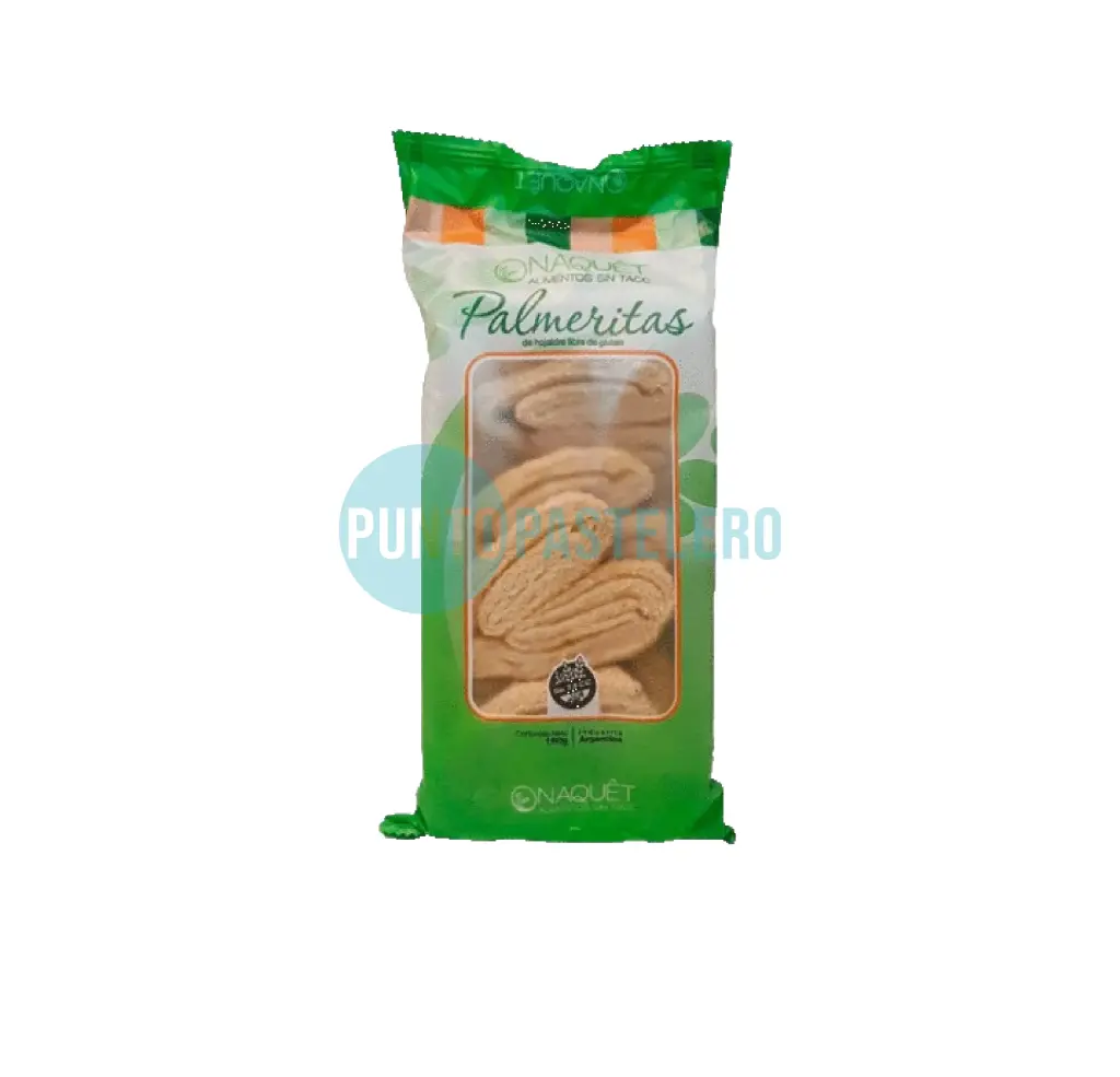 PALMERITAS DULCES NAQUET (X 160 GR.) (SIN TACC)