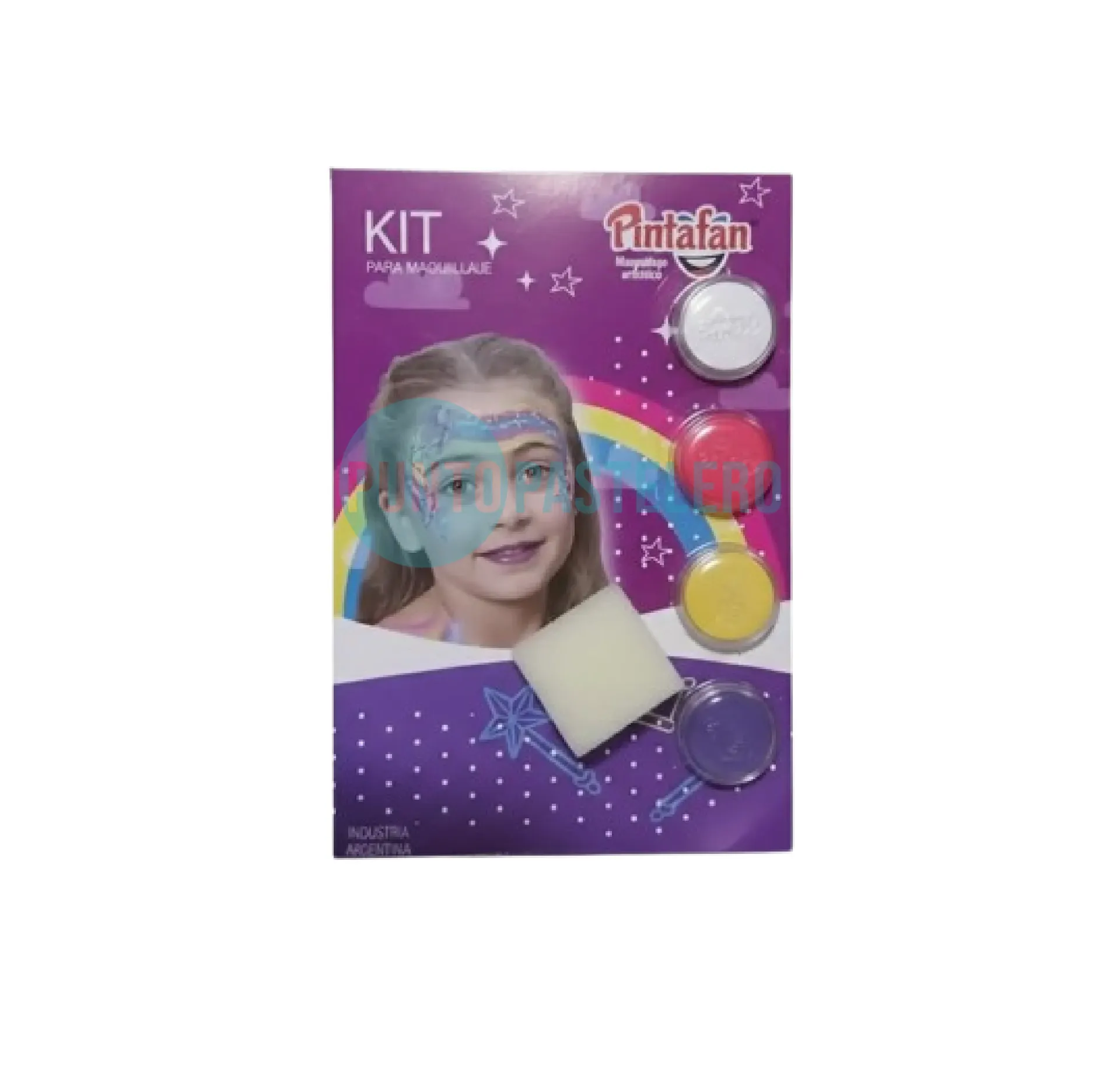 [7798301772162] KIT MAQUILLAJE ACUARELABLE X 4 U. (ARCOIRIS)