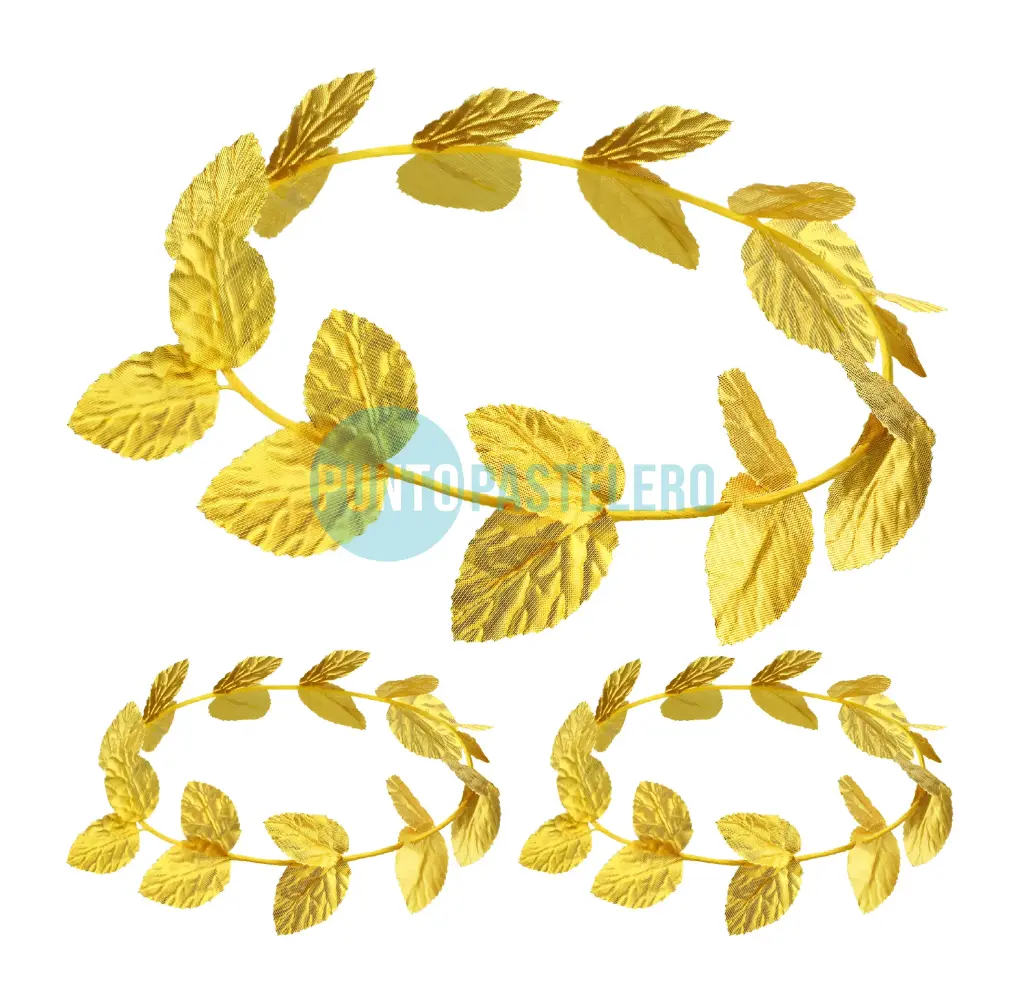 CORONA EMPERADOR LAURELES DORADOS