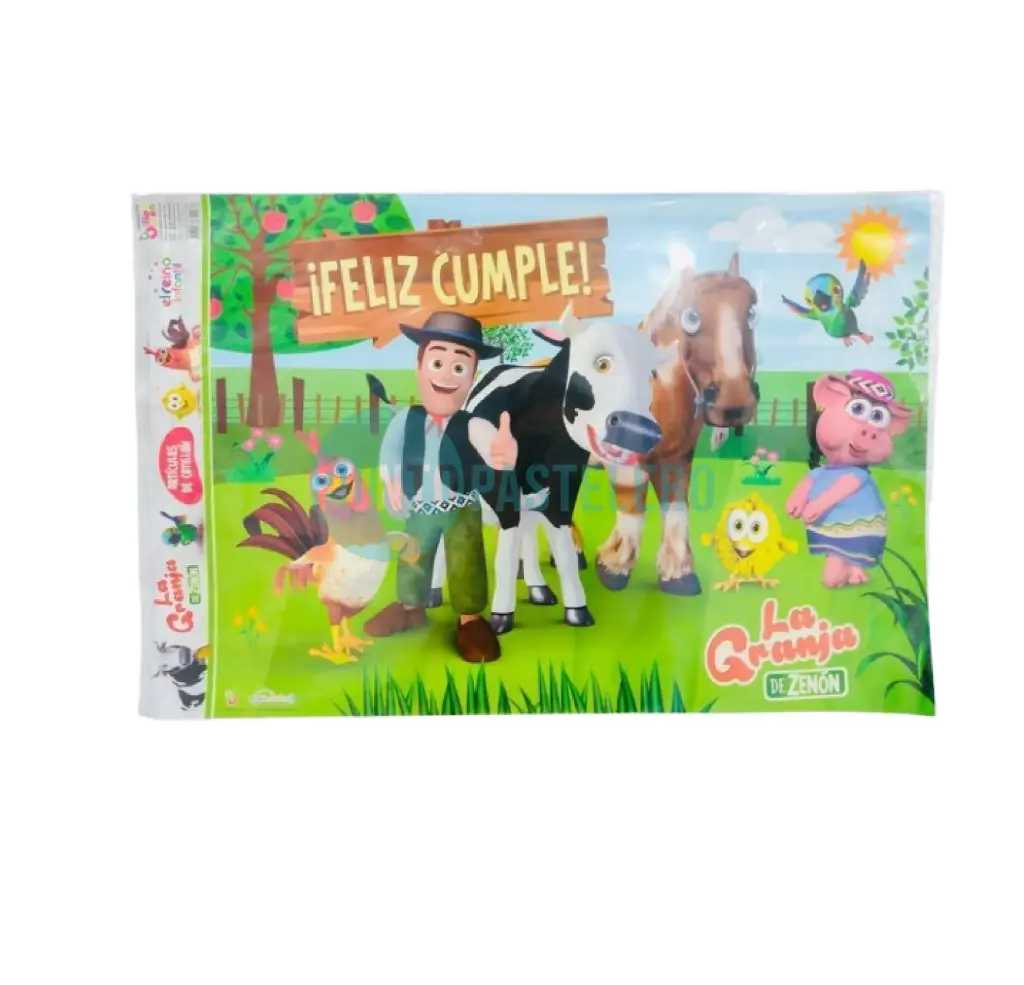 AFICHE FELIZ CUMPLE LA GRANJA DE ZENON