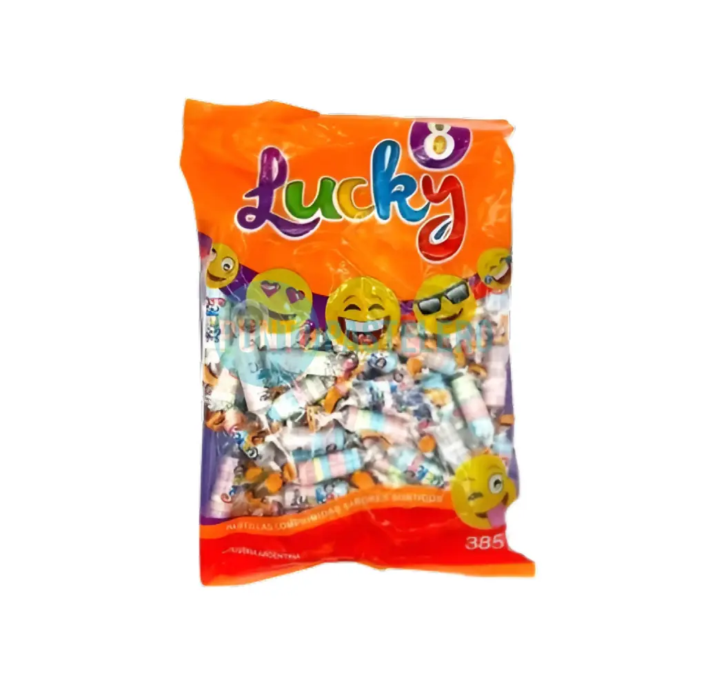 [7798340710682] PASTILLAS LUCKY NARANJA (X 200 GR.)