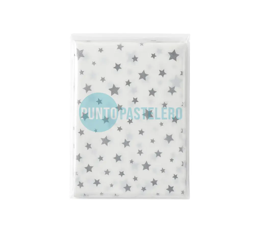 MANTEL METALIZADO ESTRELLAS (1.37 X 1.83 MT.)