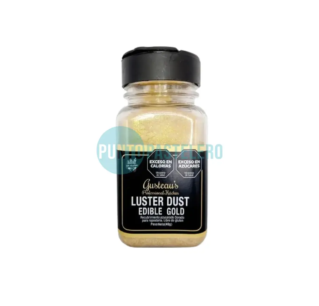 COLORANTE PERLADO LUSTER DUST GUSTEAUS DORADO (X 40 GR.)