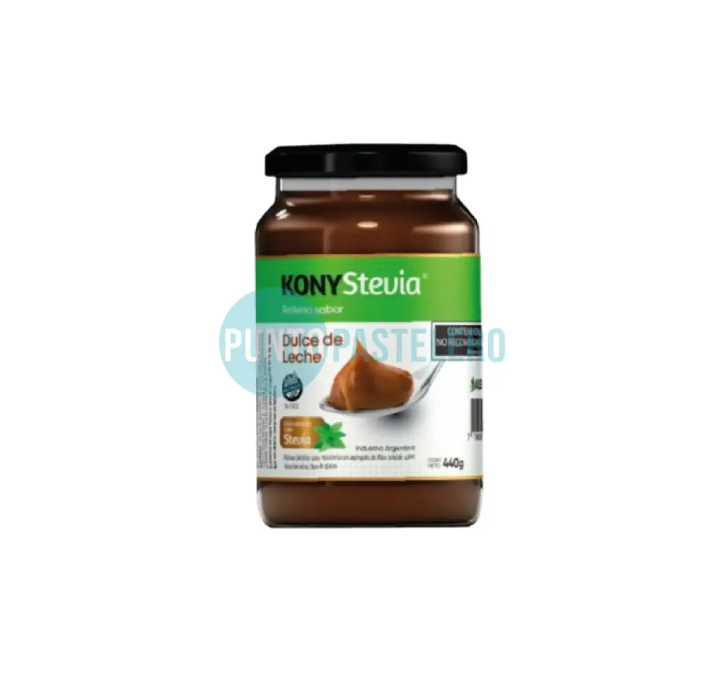 DULCE DE LECHE SIN AZUCAR KONY STEVIA (X 440 GR.) (SIN TACC)