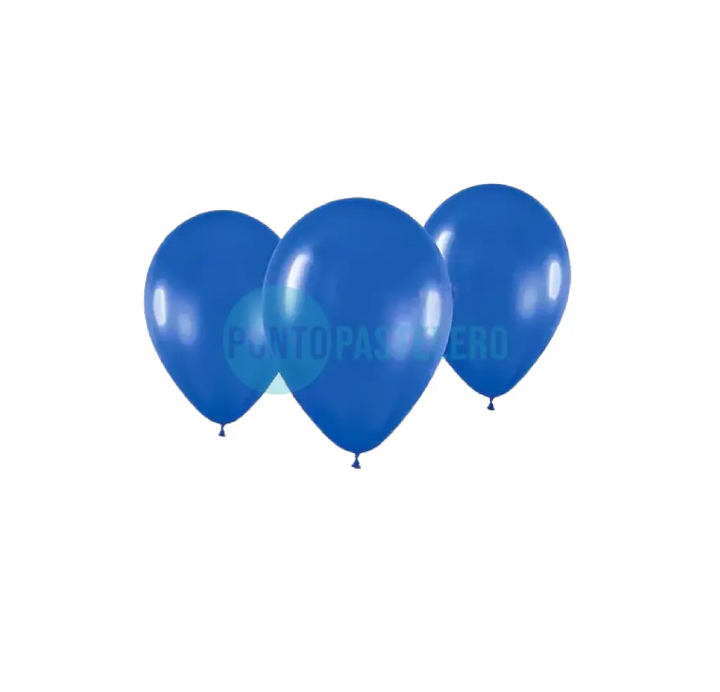 GLOBO BOMBUCHA PERLADO AZUL 9" (X 25 U.)
