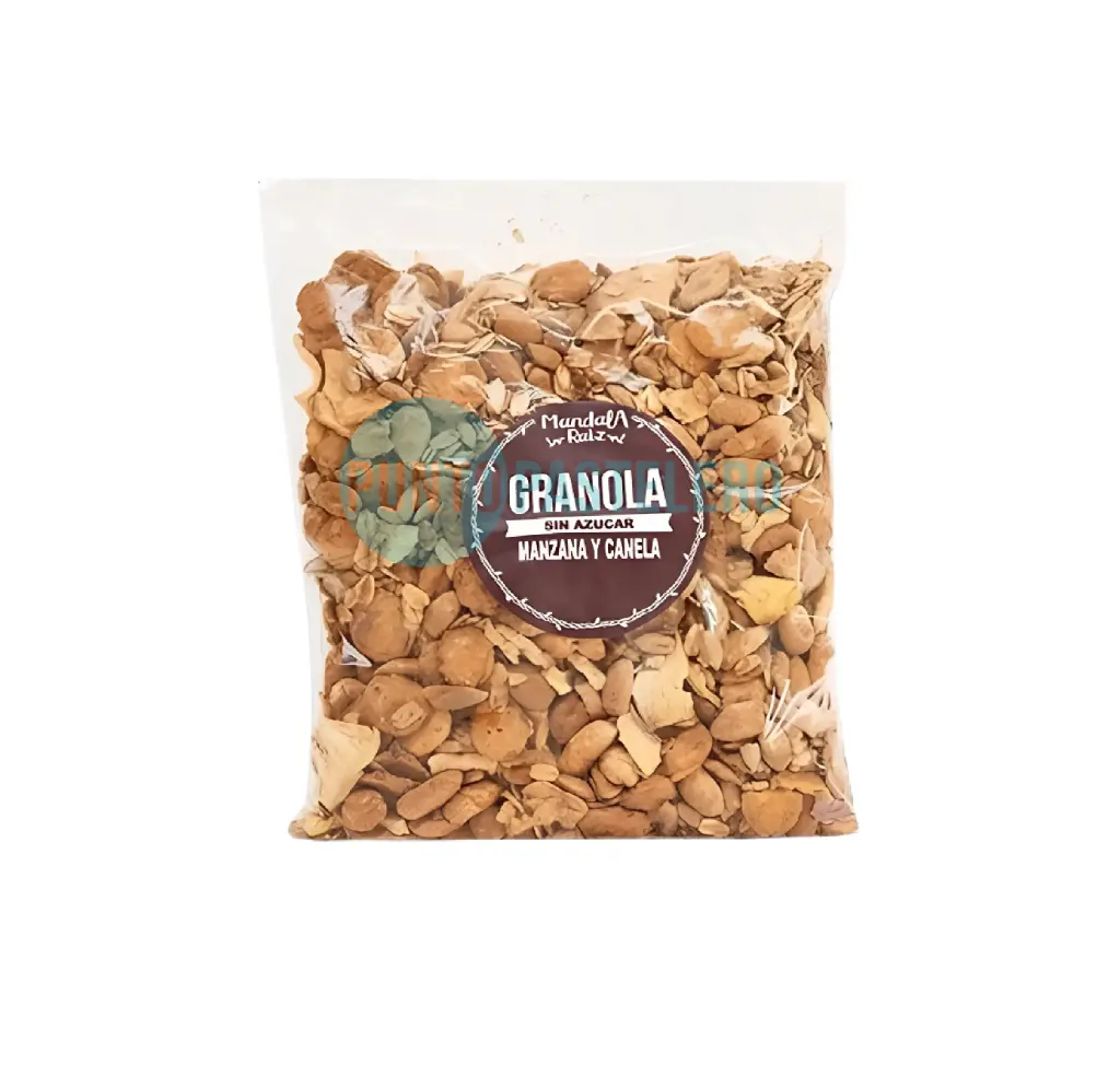 [7798443370189] GRANOLA MANDALA RAIZ MANZANA Y CANELA (SIN AZUCAR) (X 500 GR.)