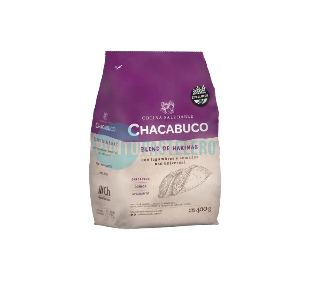 [7799037070065] BLEND DE HARINAS CHACABUCO LEGUMBRES Y SEMILLAS (X 400 GR.) (SIN TACC)