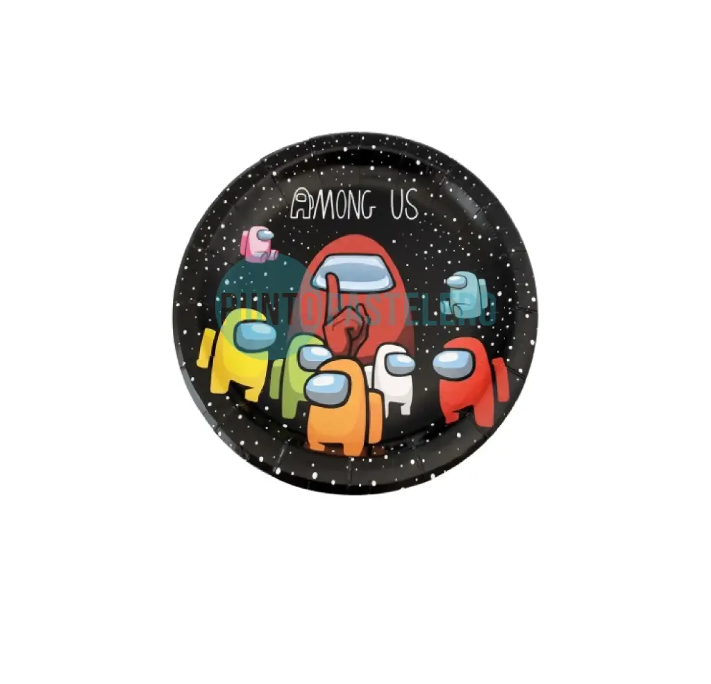 [7798342403520] PLATO POLIPAPEL AMONG US (8 U.)